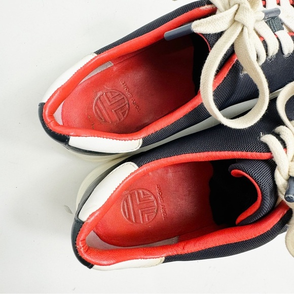 Tory Burch navy blue and red sneaker - Picture 7 of 11